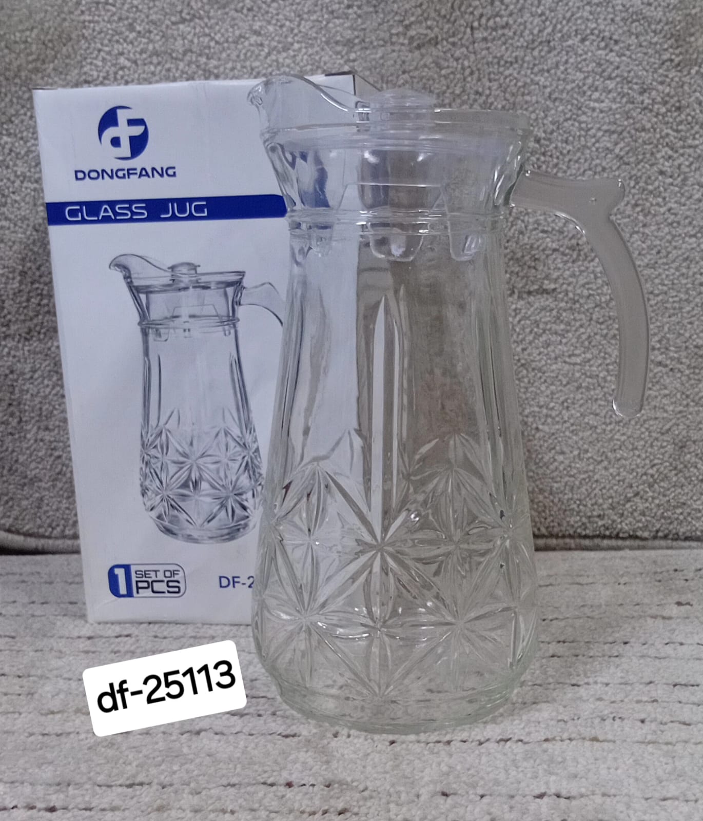 🎯 BEST VALUE OFFER 🎯 - A 1 pc Clear glass jugs  - At affordable Price and of very high quality And easy to clean