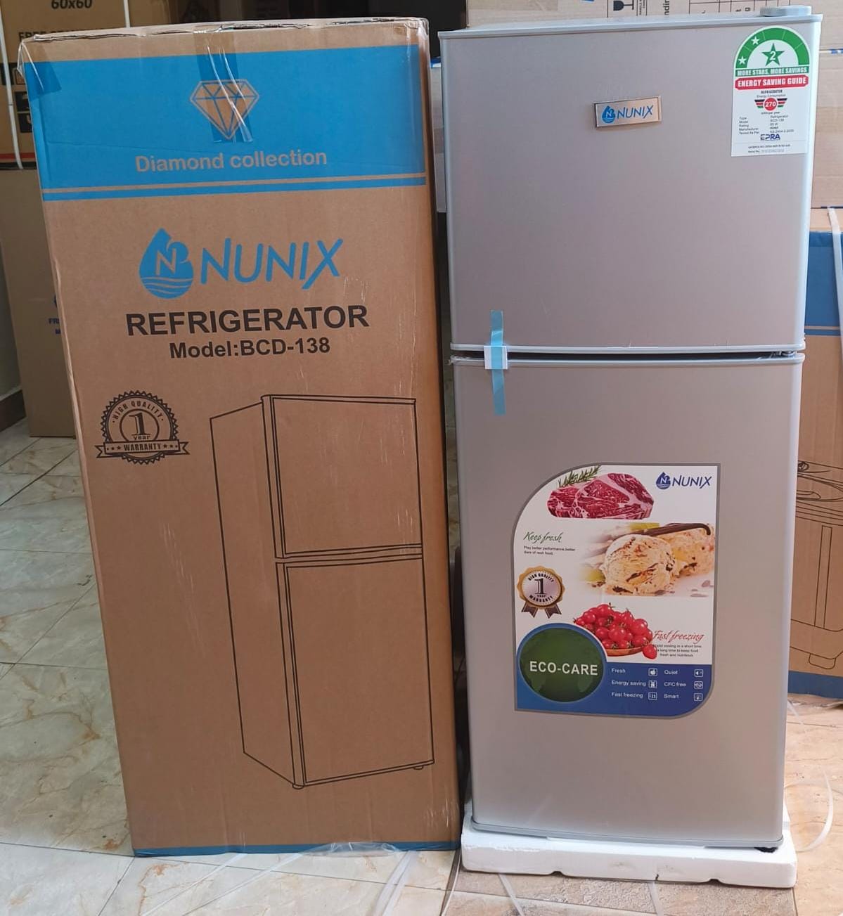 🌟 CUSTOMER FAVORITE OFFER 🌟 – 138 L Double Door Refrigerator Energy-Saving Fridge with Freezer Home & Office Use Durable and High-Quality