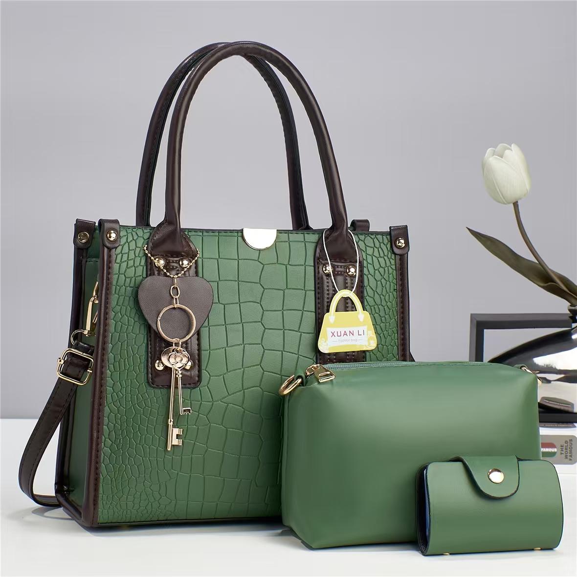 [❤TRAVEL IN STYLE 🤩🤩✨ !!! ] 3 IN 1 Classy Affordable Brand New Stylish and Luxurious Elegant Fashionable Ladies Handbags At an Exclusive And Enticing Offer✨👌Desiring To Serve The Best Experience