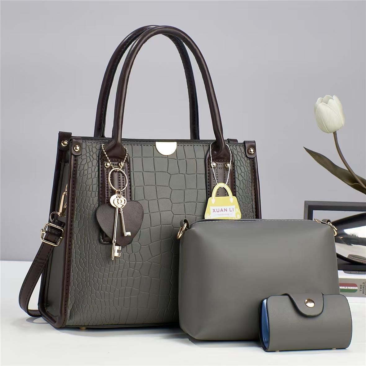 [❤TRAVEL IN STYLE 🤩🤩✨ !!! ] 3 IN 1 Classy Affordable Brand New Stylish and Luxurious Elegant Fashionable Ladies Handbags At an Exclusive And Enticing Offer✨👌Desiring To Serve The Best Experience