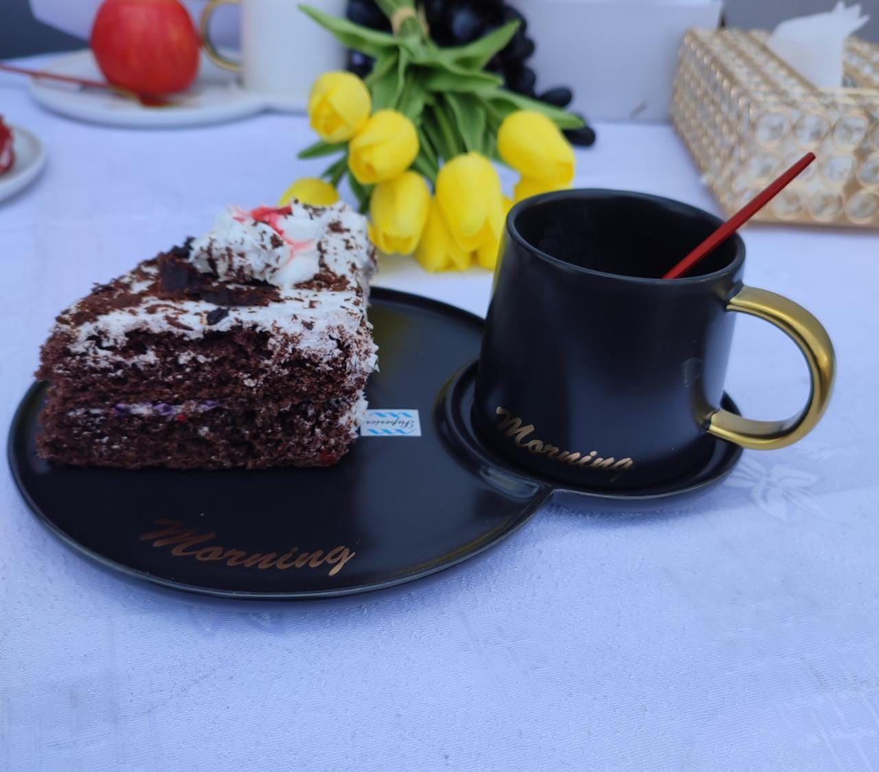 [ EXPERIENCE LUXURY FOR LESS ✨🤩🤩 !!! ] 2 Pcs Classy Brand New Very High Quality Stylish and Luxurious Cup saucer set Consist (1 cup and a saucer) For Home and Kitchen Use .Exclusive and Enticing✨👌