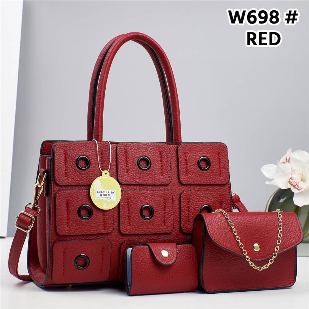 [ NEW LIMITED OFFER 🤩🤩✨ !!! ] (EXPERIENCE LUXURY FOR LESS ) 3 IN 1 Classy Fancy and Luxurious Elegant Ladies Handbag With a stylish design and there’s plenty of room for all of your necessities.✔👌