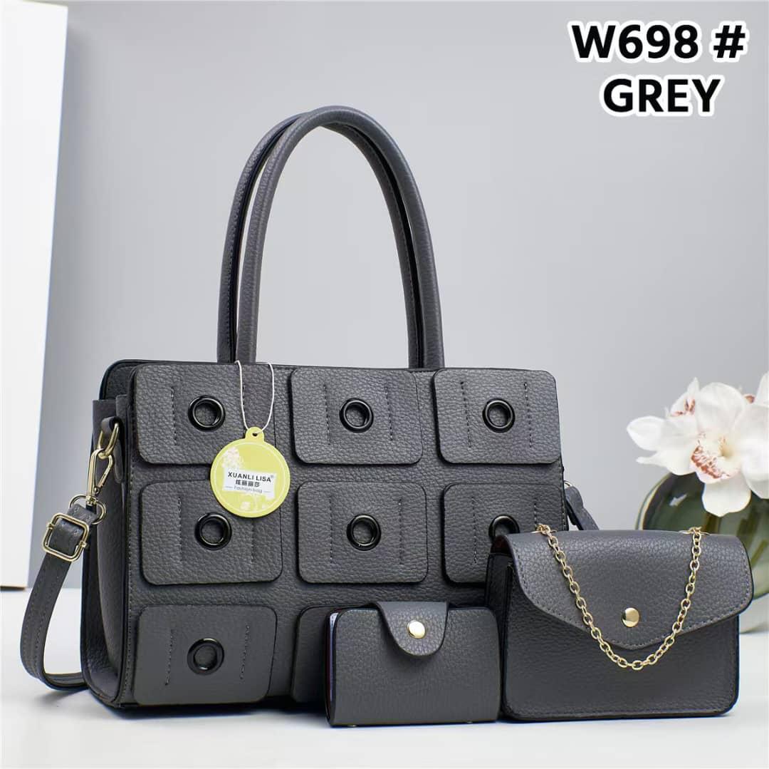 [ NEW LIMITED OFFER 🤩🤩✨ !!! ] (EXPERIENCE LUXURY FOR LESS ) 3 IN 1 Classy Fancy and Luxurious Elegant Ladies Handbag With a stylish design and there’s plenty of room for all of your necessities.✔👌