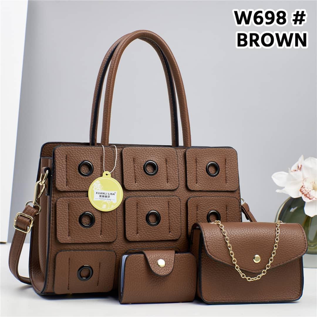[ NEW LIMITED OFFER 🤩🤩✨ !!! ] (EXPERIENCE LUXURY FOR LESS ) 3 IN 1 Classy Fancy and Luxurious Elegant Ladies Handbag With a stylish design and there’s plenty of room for all of your necessities.✔👌
