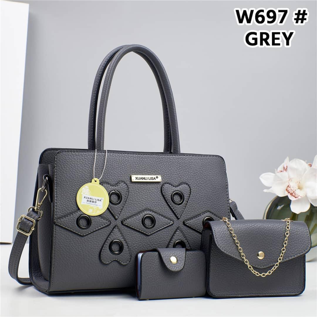 [ NEW LIMITED OFFER 🤩🤩✨ !!! ] (EXPERIENCE LUXURY FOR LESS ) 3 IN 1 Classy Fancy and Luxurious Elegant Ladies Handbag With a stylish design and there’s plenty of room for all of your necessities.✔👌