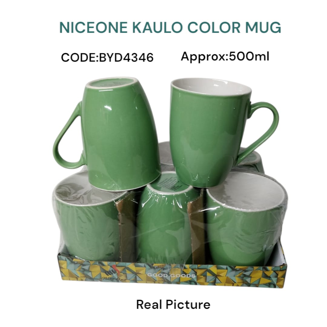 [🔥 EXPERIENCE LUXURY FOR LESS 🤩🤩✨ !!! ] 6 Pcs Size 500ml  Brand New Classy Very High Quality Stylish and Luxurious Kitchen Nice one Kaulo Mug Set .Desiring To Serve The Best Experience 🔥👌