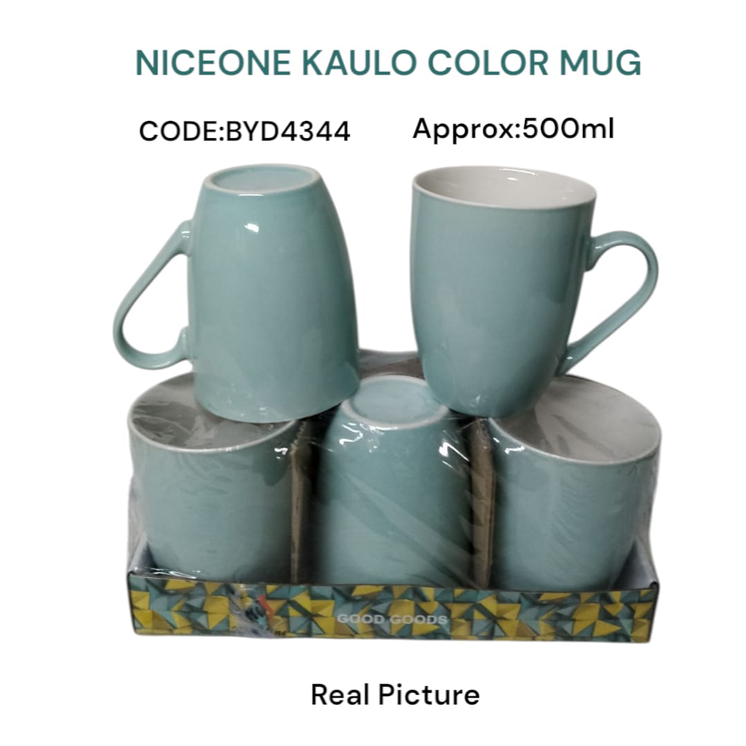 [🔥 EXPERIENCE LUXURY FOR LESS 🤩🤩✨ !!! ] 6 Pcs Size 500ml  Brand New Classy Very High Quality Stylish and Luxurious Kitchen Nice one Kaulo Mug Set .Desiring To Serve The Best Experience 🔥👌