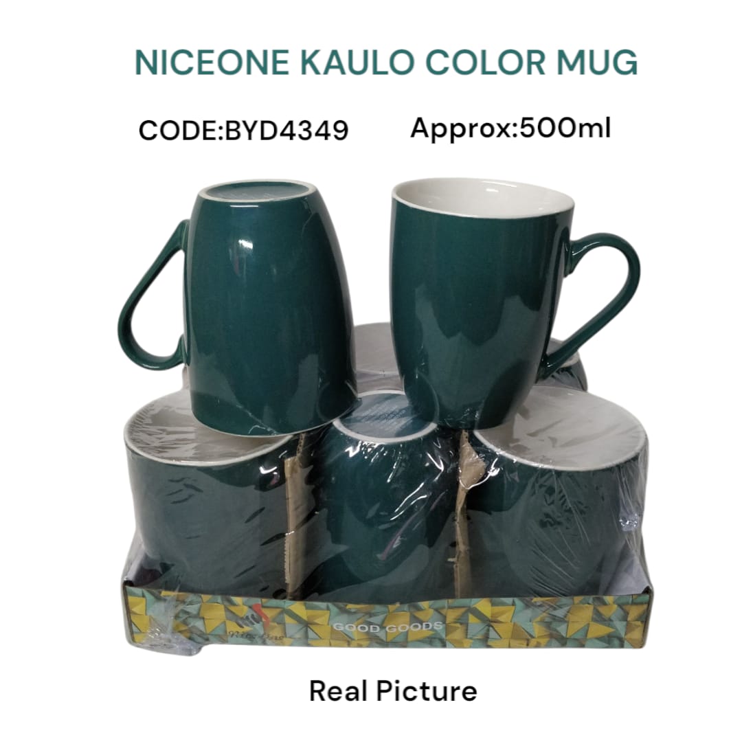 [🔥 EXPERIENCE LUXURY FOR LESS 🤩🤩✨ !!! ] 6 Pcs Size 500ml  Brand New Classy Very High Quality Stylish and Luxurious Kitchen Nice one Kaulo Mug Set .Desiring To Serve The Best Experience 🔥👌