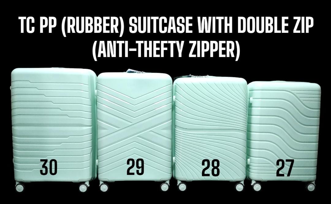 [🔥NEW LIMITED OFFER 🤩🤩✨JUST FOR YOU !!! ] 3 IN 1 Size 28 Classy Brand New Very High Quality TC PP (RUBBER) FIBER WITH DOUBLE ZIP (ANTI THEFT ZIPPER)  At An Exclusive and Enticing Offer