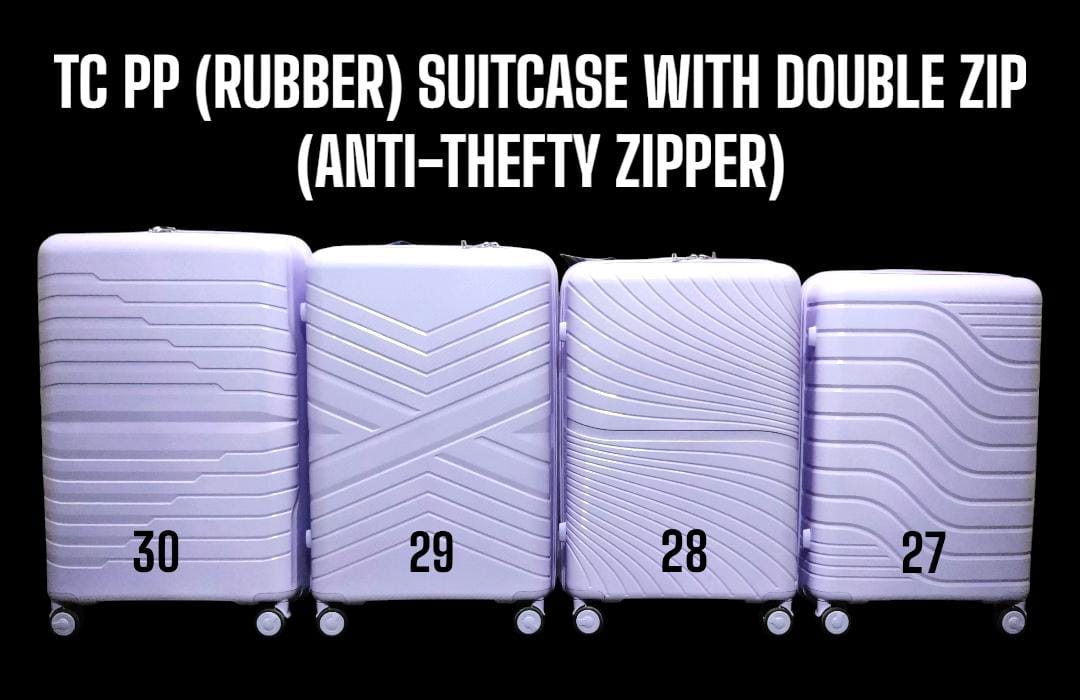 [🔥NEW LIMITED OFFER 🤩🤩✨JUST FOR YOU !!! ] 3 IN 1 Size 28 Classy Brand New Very High Quality TC PP (RUBBER) FIBER WITH DOUBLE ZIP (ANTI THEFT ZIPPER)  At An Exclusive and Enticing Offer