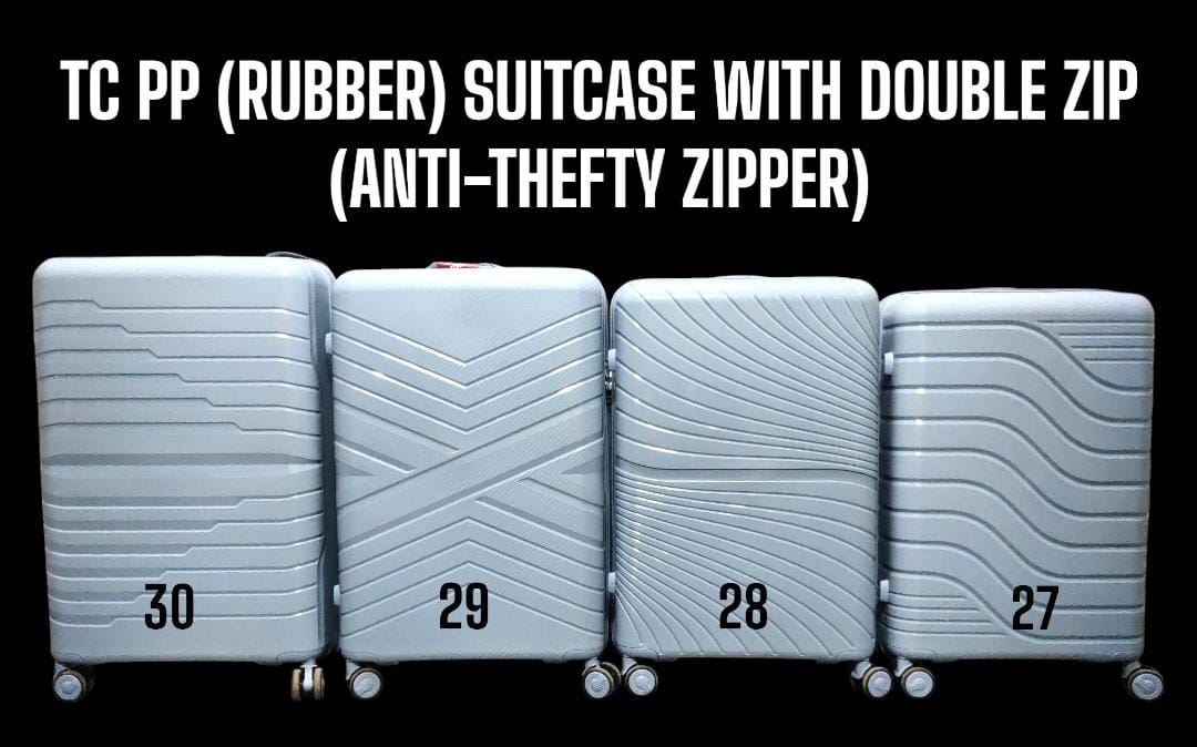 [🔥NEW LIMITED OFFER 🤩🤩✨JUST FOR YOU !!! ] 3 IN 1 Size 28 Classy Brand New Very High Quality TC PP (RUBBER) FIBER WITH DOUBLE ZIP (ANTI THEFT ZIPPER)  At An Exclusive and Enticing Offer