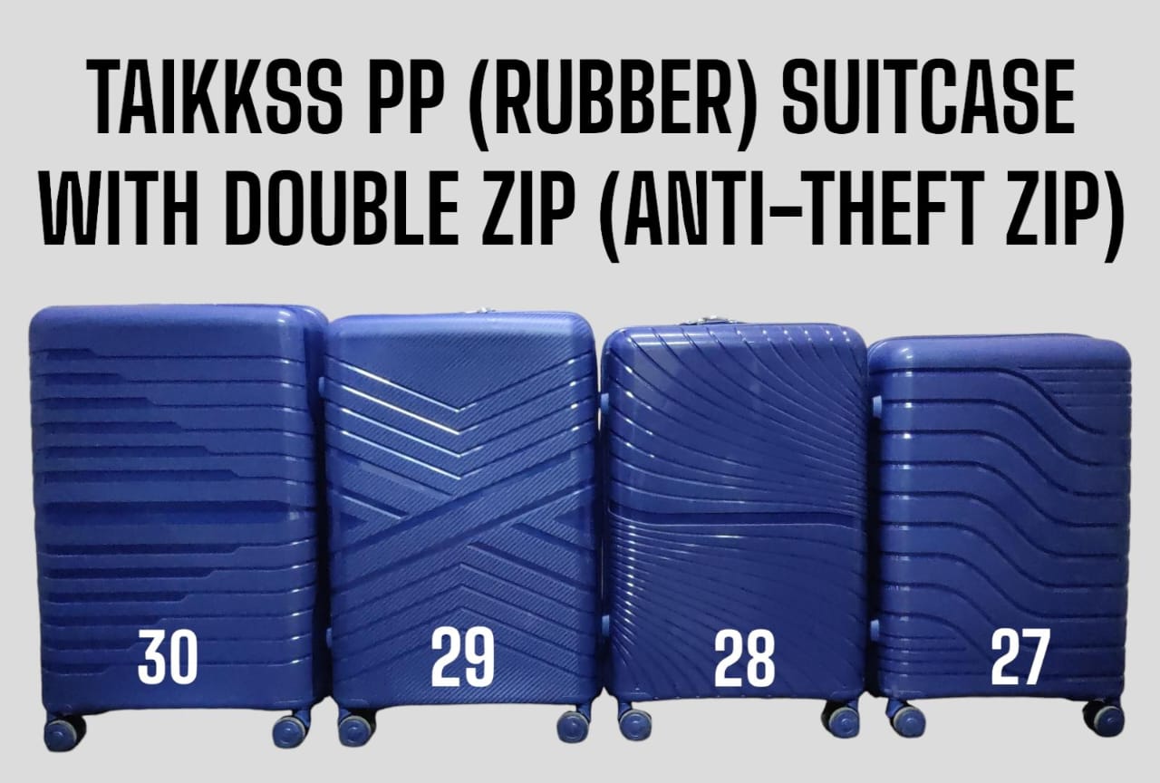 [🔥NEW LIMITED OFFER 🤩🤩✨JUST FOR YOU !!! ] 3 IN 1 Size 28 Classy Brand New Very High Quality TC PP (RUBBER) FIBER WITH DOUBLE ZIP (ANTI THEFT ZIPPER)  At An Exclusive and Enticing Offer