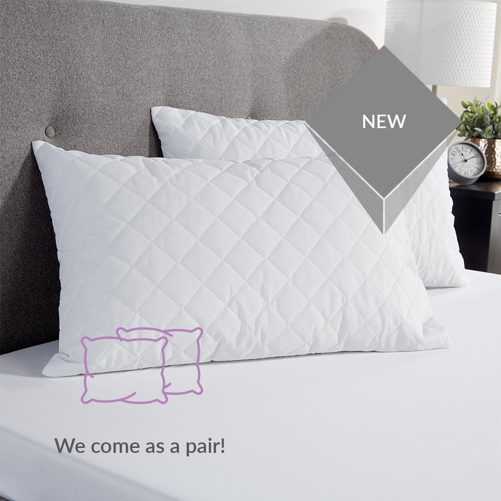 [ 🔥SPECIAL LIMITED OFFER 🤩🤩✨JUST FOR YOU !!! ] 1 Pair Size 50*75cm Classy Brand New Very High Quality Stylish and Luxurious Pillow protectors..Designed With Durability and Functionality
