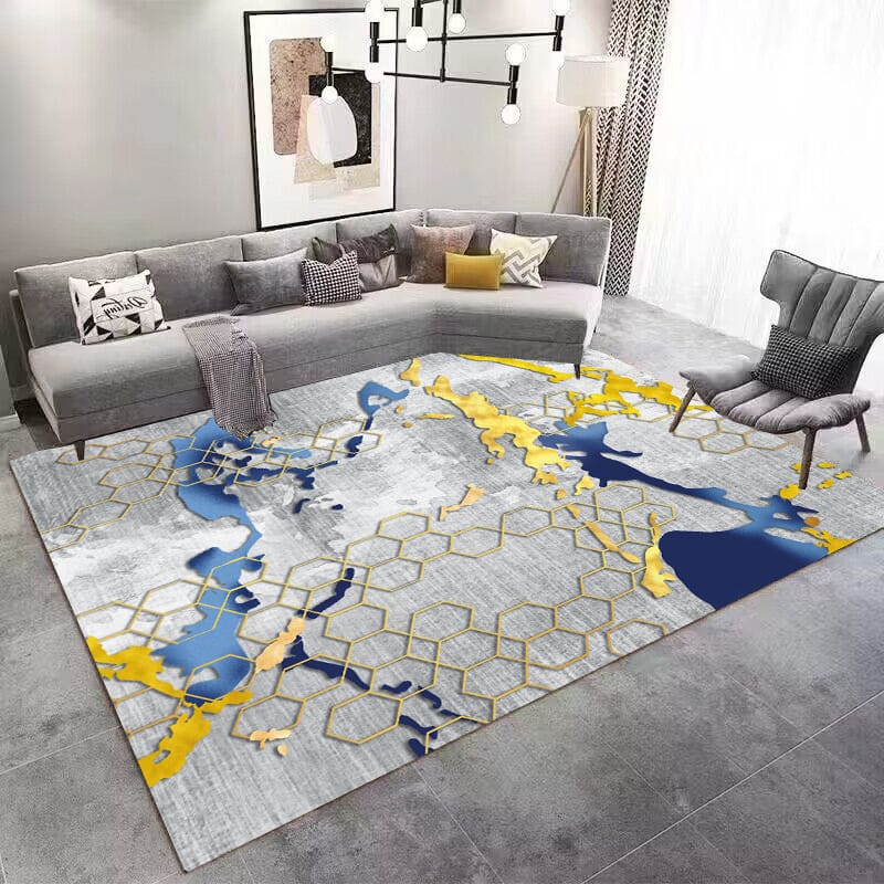 [🔥SPECIAL OFFER JUST FOR YOU 🤩🤩✨ !!! ] 1 Pc Size 7X10ft Classy Brand New Very High Quality Stylish and Luxurious 3D Carpet at Affordable Price .Designed With Durability and Functionality✨👌