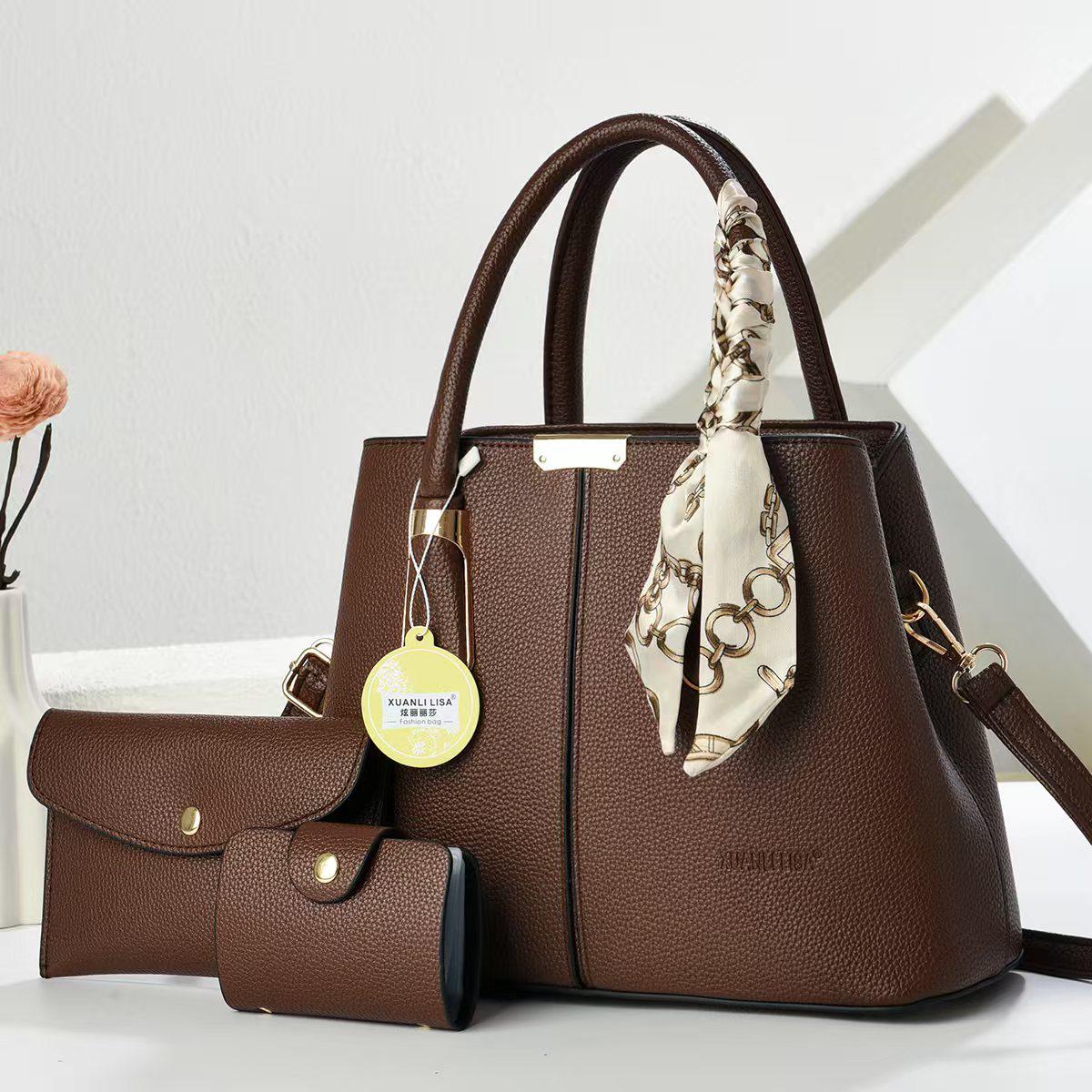 [❤TRAVEL IN STYLE 🤩🤩✨ !!3 in 1 Classy Affordable Brand New Stylish and Luxurious New arrival Ladies Shoulder Bags Ladies Bag Fashion Bag Women's Casual Trend Shoulder Bag Tote Bag Women Handbags