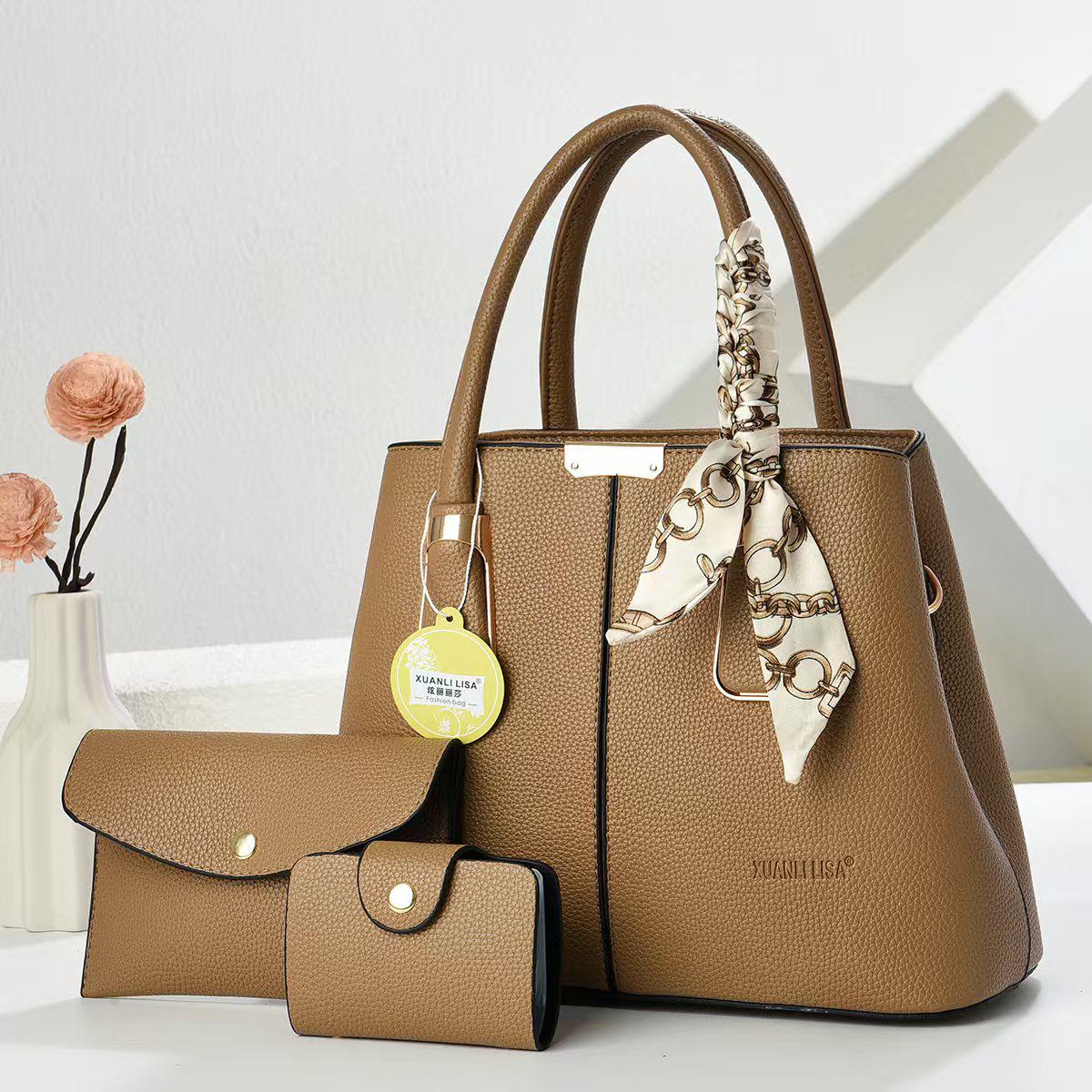 [❤TRAVEL IN STYLE 🤩🤩✨ !!3 in 1 Classy Affordable Brand New Stylish and Luxurious New arrival Ladies Shoulder Bags Ladies Bag Fashion Bag Women's Casual Trend Shoulder Bag Tote Bag Women Handbags