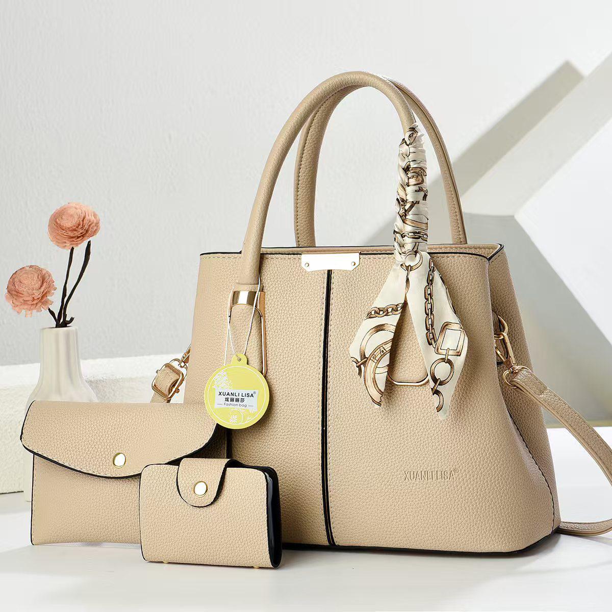 [❤TRAVEL IN STYLE 🤩🤩✨ !!3 in 1 Classy Affordable Brand New Stylish and Luxurious New arrival Ladies Shoulder Bags Ladies Bag Fashion Bag Women's Casual Trend Shoulder Bag Tote Bag Women Handbags