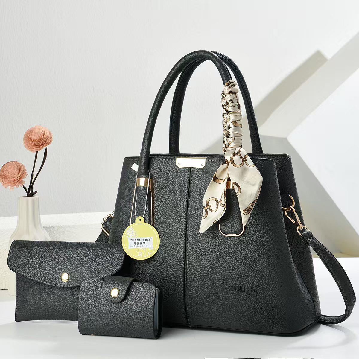 [❤TRAVEL IN STYLE 🤩🤩✨ !!3 in 1 Classy Affordable Brand New Stylish and Luxurious New arrival Ladies Shoulder Bags Ladies Bag Fashion Bag Women's Casual Trend Shoulder Bag Tote Bag Women Handbags