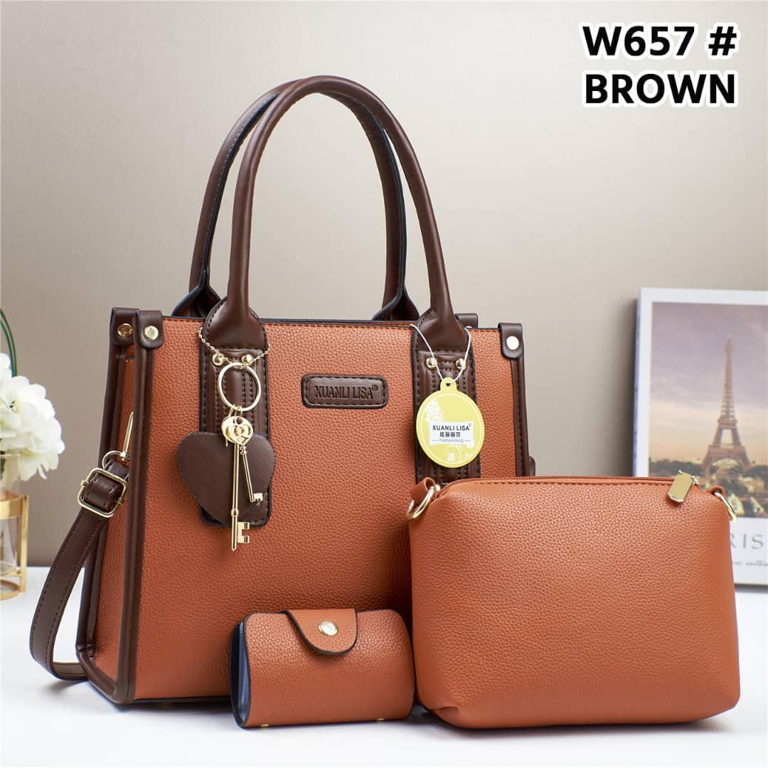 [❤TRAVEL IN STYLE 🤩🤩✨ !! 3 in 1pc Classy Affordable Brand New Stylish and Luxurious New arrival Ladies Shoulder Bags Ladies Bag Fashion Bag Women's Casual Trend Shoulder bag