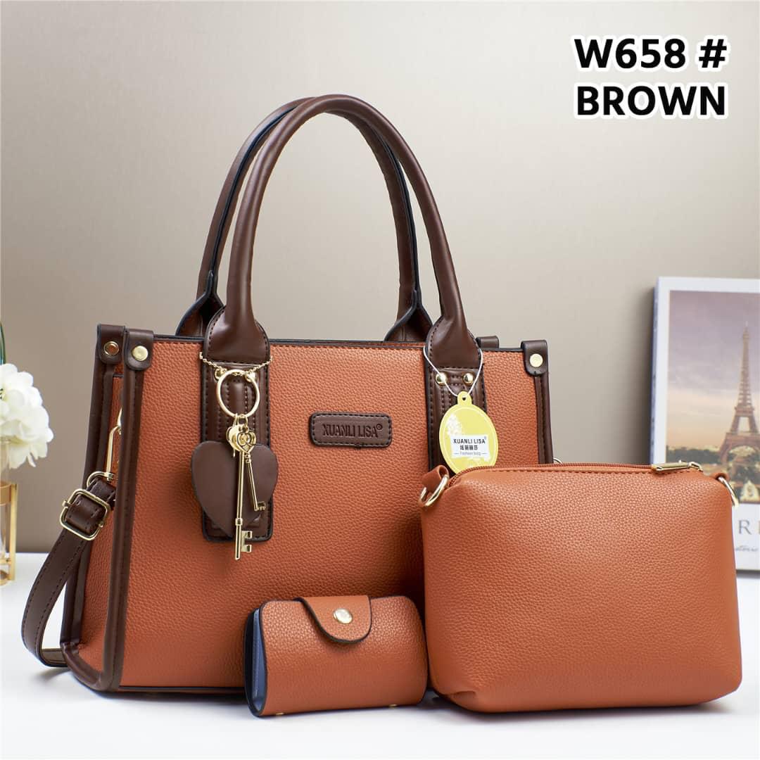 [❤TRAVEL IN STYLE 🤩🤩✨ !! 3 in 1pc Classy Affordable Brand New Stylish and Luxurious New arrival Ladies Shoulder Bags Ladies Bag Fashion Bag Women's Casual Trend Shoulder bag