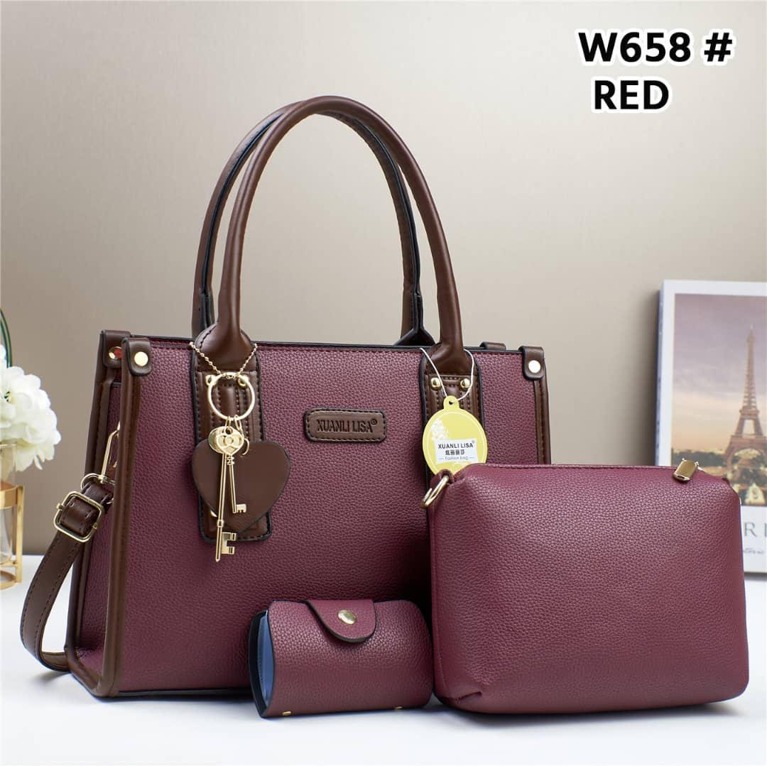[❤TRAVEL IN STYLE 🤩🤩✨ !! 3 in 1pc Classy Affordable Brand New Stylish and Luxurious New arrival Ladies Shoulder Bags Ladies Bag Fashion Bag Women's Casual Trend Shoulder bag