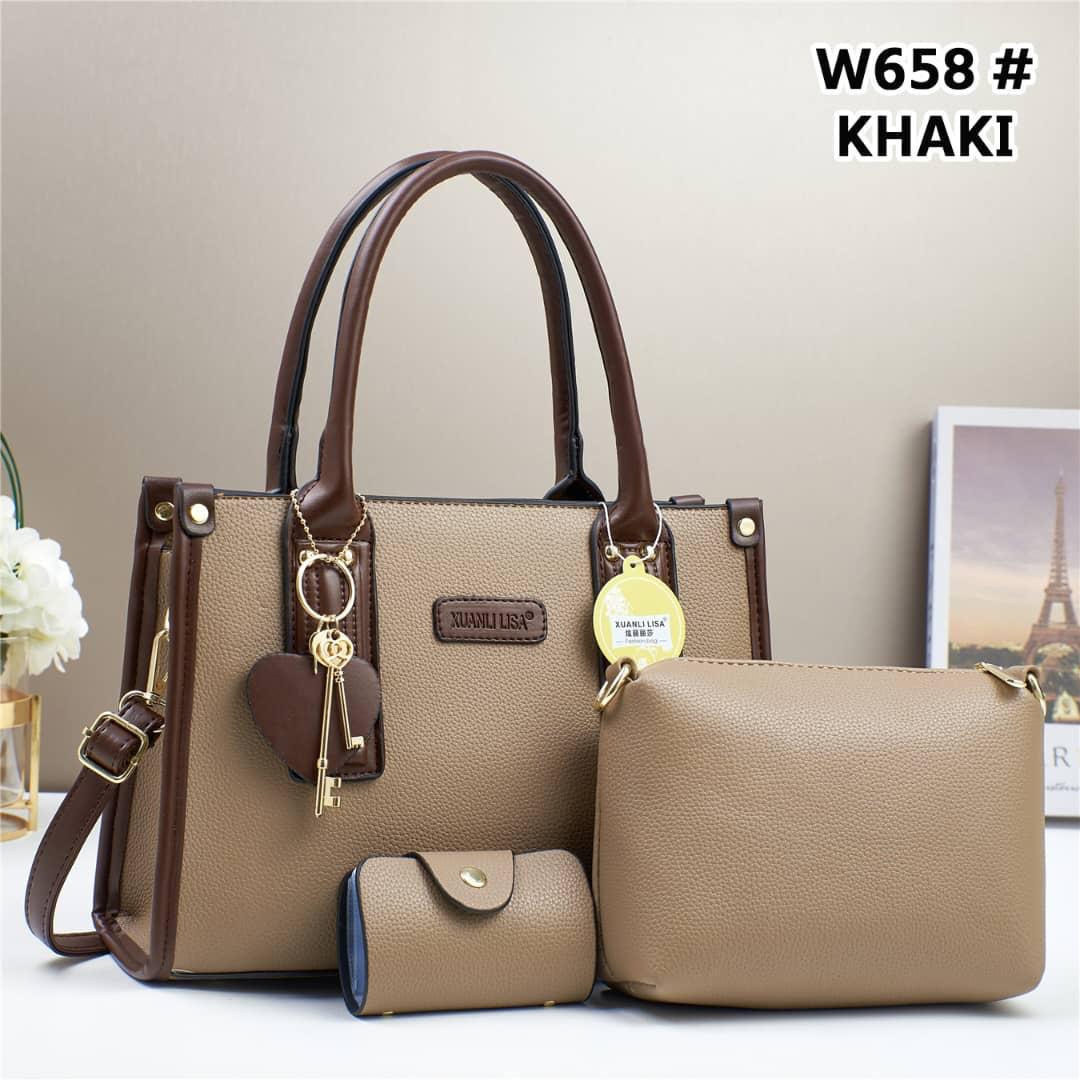 [❤TRAVEL IN STYLE 🤩🤩✨ !! 3 in 1pc Classy Affordable Brand New Stylish and Luxurious New arrival Ladies Shoulder Bags Ladies Bag Fashion Bag Women's Casual Trend Shoulder bag