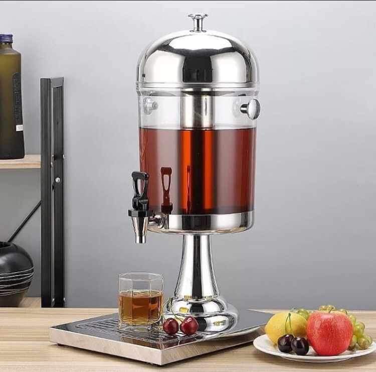 🎁 BONUS OFFER 🎁 1PC Premium Glass Drink Dispenser 5L Large Capacity Beverage & Beer Server Easy Clean Party Home Use