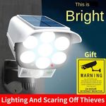 Solar Light 180W Solar Light & Motion Sensor Security Dummy Camera