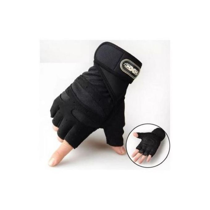 Adjustable Sports Gym Powerlifting Cycling Weights Lifting Gloves Fitness Half Finger