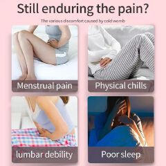 Cordless Portable Heating Menstrual Heating Pad MASSAGER -helps To Relieve Dysmenorrhea