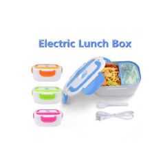 Electric Heated Lunch Box Food Warmer Partioned