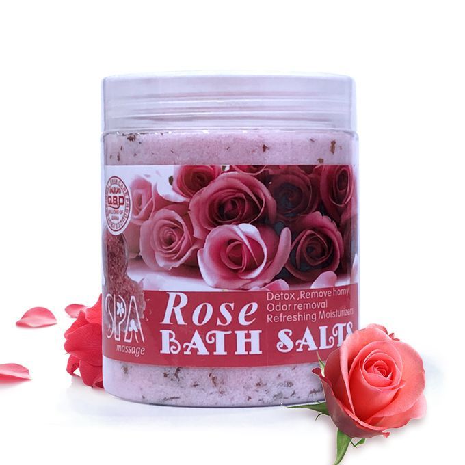 QBD Rose Sea Salt Scrub Body SPA Bath Salt