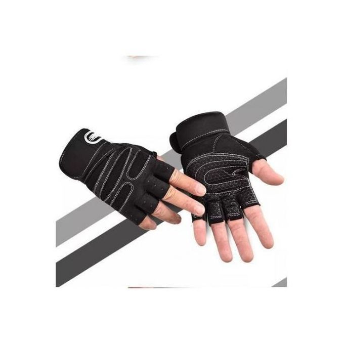 Adjustable Sports Gym Powerlifting Cycling Weights Lifting Gloves Fitness Half Finger