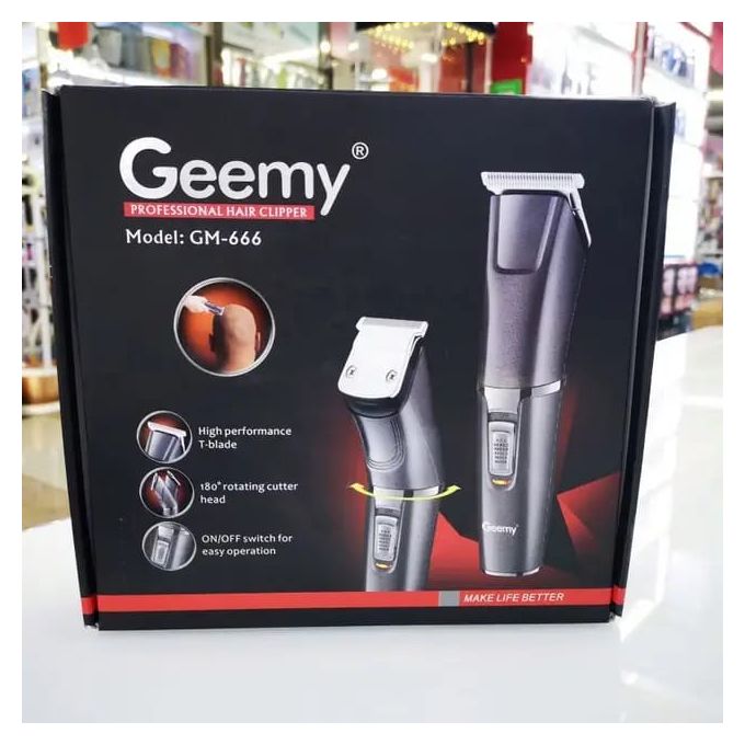Geemy Rechargeable Cordless Electric Shaver Barber Hair Trimmer Gm666