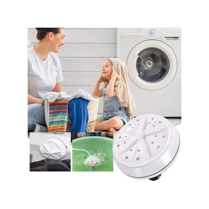 Portable Ultrasonic Mini Washing Machine Dishwasher Turbine