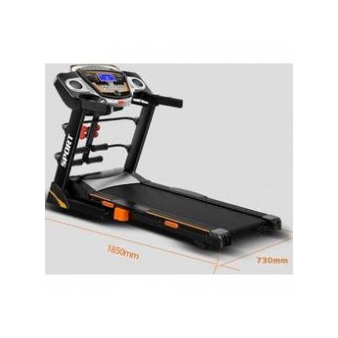 Home Gym/ Commercial Electric Auto Incline Treadmill With Massage Belt Fitness Equipment With Free Dumbbells