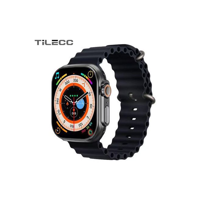 TiLECC T800 Smart Watch Ultra 8 Door Access Smartwatch -black