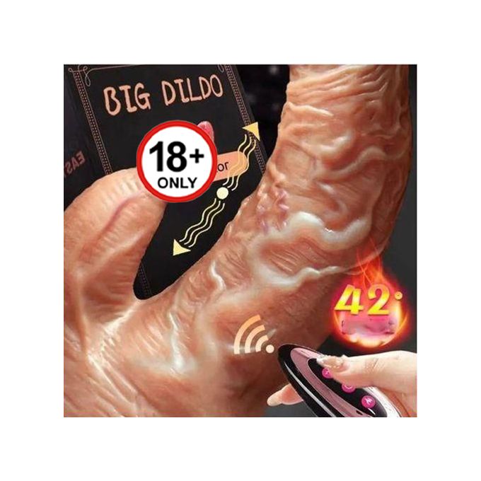 Rechargeable 8inches dildo Realistic & Rechargeable Remote Controlled Women Vibrator with clitStimulator