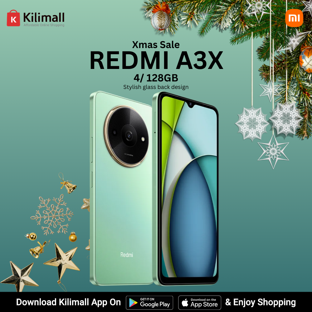 XIAOMI Redmi  A3X 6.71" 128GB+4GB RAM 4G Network 5000mAh Battery 8MP AI Camera 10W Fast Charging Fingerprint Sensor  Android 14 Smart Phones Aurora Green,128+4GB