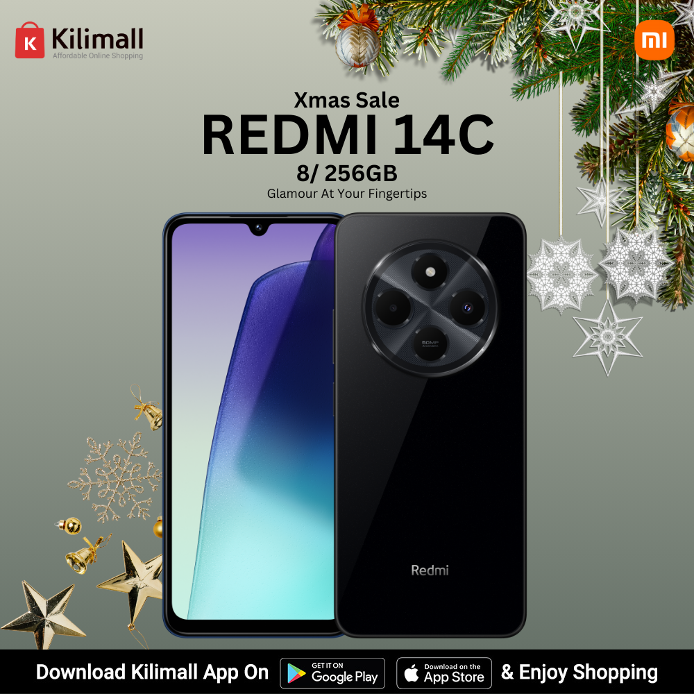 Xiaomi Redmi 14C NFC - Smartphone 8 Go + 256 Go - Écran 6.88" 120 Hz - Double Caméra 50 MP - Batterie 5160 MAh - Vert