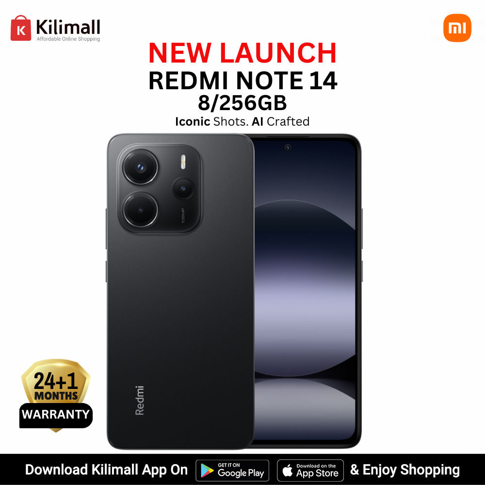 [New Arrival] Redmi Note 14 Smartphone 14, 6.67", 8GB + 256GB RAM, 108MP Camera  (Dual SIM), 5110mAh
