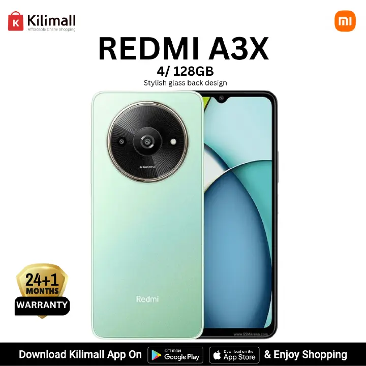 [Exclusive Discount]  XIAOMI Redmi  A3X 6.71" 128GB+4GB RAM 4G Network 5000mAh Battery 8MP AI Camera 10W Fast Charging Fingerprint Sensor  Android 14 Smart Phones