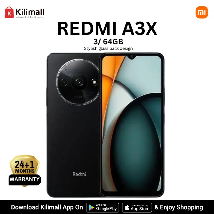 [Special deal] XIAOMI Redmi  A3X 6.71" 64GB+3GB RAM 4G Network 5000mAh Battery 8MP AI Camera 10W Fast Charging Fingerprint Sensor  Android 14 Smart Phones