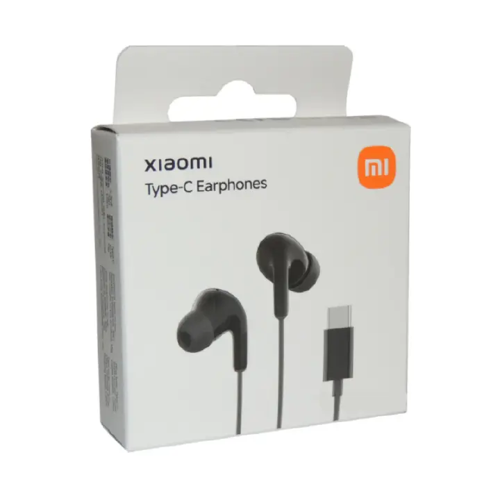 【Xiaomi Official】Xiaomi Type-C Earphones - In-Ear Earphones with Mic , Deep Bass , Clear Sound & Mic , Noise Isolation