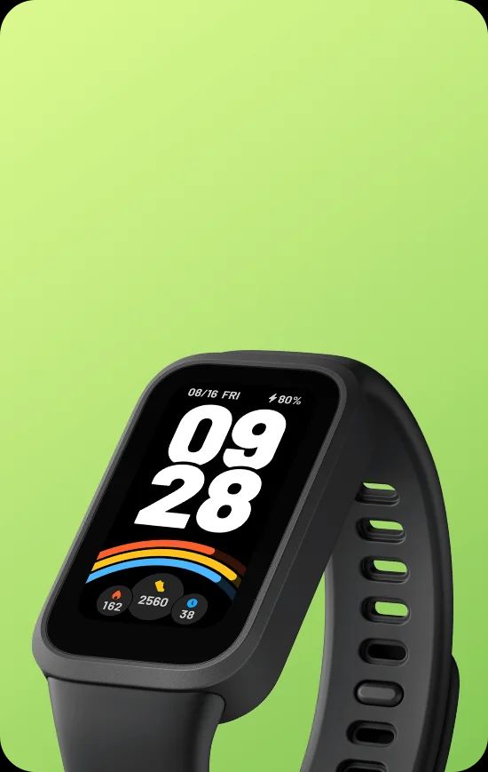 Xiaomi Smart Band 9 Active 18 days Battery Life 1.47-inch TFT quartz movement system monitors various aspects of your health and fitness