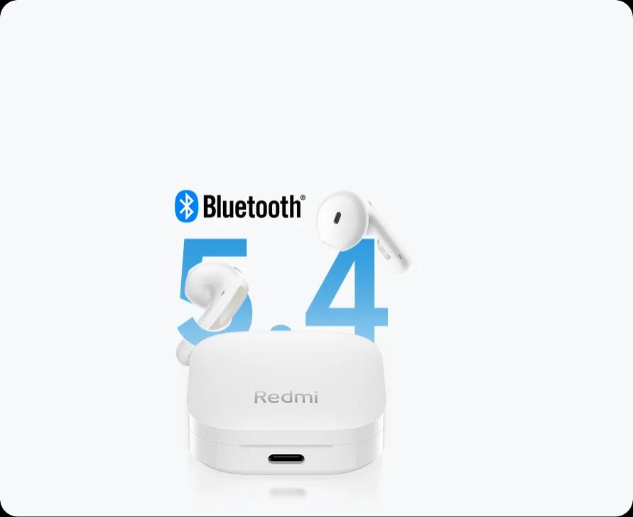 Redmi Buds 6 Active True Wireless Earbuds with 30H Battery Life Dual-Mic Noise Reduction IPX4 Water Resistance 14.2mm Dynamic Drivers