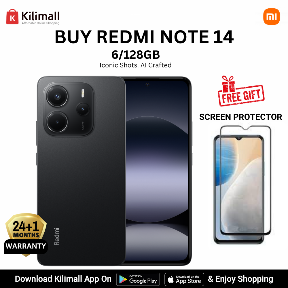 [Anniversary Deals] Redmi Note 14 Smartphone ,Display 6.67", 6GB + 128GB RAM, (Dual SIM), 5500mAh(typ) battery , 108MP Camera
