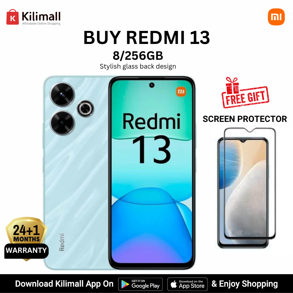 [Anniversary Deals] Xiaomi Redmi 13 8GB RAM+256GB 6.79"  Display Phones 108MP Camera 5030mAh Battery 33W Charging Android 14 Smart Phones