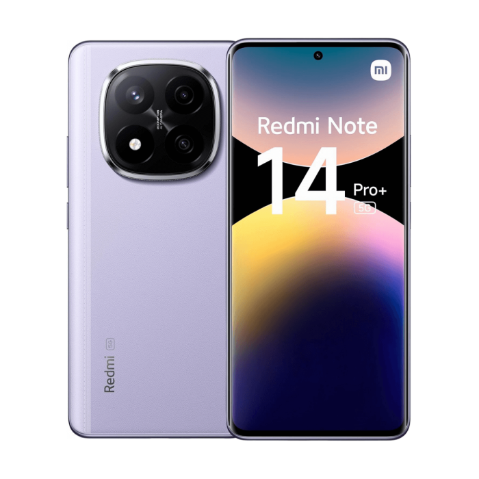 [Special Offer] Redmi Note 14 Pro+ 5G Smartphone 8GB RAM + 256GB ROM , 6.67" AMOLED display , Dual Sim ,200MP AI camera ,5110mAh Battery , In-screen fingerprint