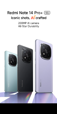 [Special Offer] XIAOMI Redmi Note 14 Pro+ 5G Smart Phone 12GB Ram + 512GB Rom  , 6.67" AMOLED display , Dual Sim